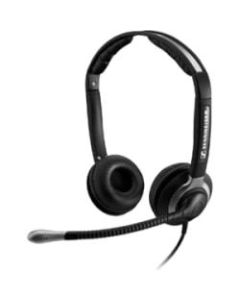 Sennheiser CC 550 IP Headset - Stereo - Quick Disconnect - Wired - 180 Ohm - 150 Hz - 6.80 kHz - Over-the-head - Binaural - Semi-open - 3.28 ft Cable