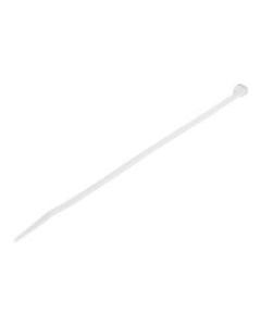 StarTech.com 1000 Pack 8in Cable Ties - White Large Nylon/Plastic Zip Ties Adjustable Network Cable Wraps UL TAA