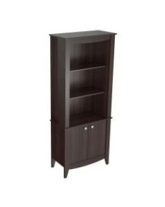 Inval 5-Shelf Bookcase, 70 15/16inH x 29 1/2inW x 14 1/2inD, Espresso
