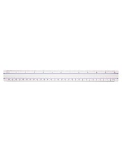 Acme Magnifying Ruler, Clear, 12in