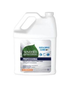 Seventh Generation Professional Free And Clear Glass And Surface Cleaner, 1 Gallon, Carton Of 2 Bottles