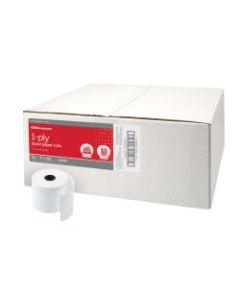 Office Depot Brand 1-Ply Bond Paper Rolls, 3in x 150ft, White, Carton Of 50