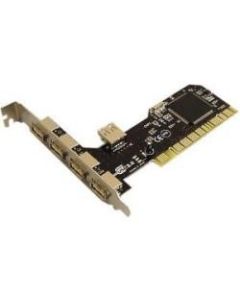 Bytecc USB 2.0 5 Ports PCI Controller Card - PCI - Plug-in Card - 5 USB Port(s) - 5 USB 2.0 Port(s)