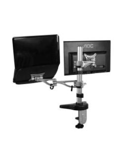 Loctek MA2 Monitor And Laptop Desk Mount, 20inH x 16-1/2inW x 10inD, Silver