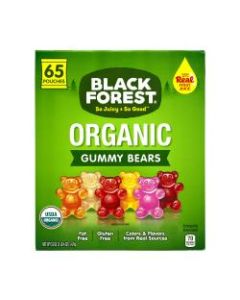 Black Forest Organic Gummy Bears, 0.8 Oz Bag, Box Of 65 Bags