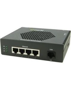 Perle eX-4S110-RJ-XT Ethernet Extender - 4 x Network (RJ-45)