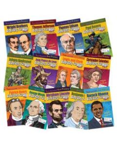 Gallopade Presidents, Explorers and Inventions Set - Set of 13 Books