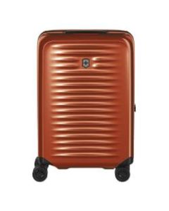 Victorinox Airox Frequent Flyer Plus Hardside Upright Rolling Carry-On Luggage, 22-13/16inH x 15inW x 9-7/16inD, Orange