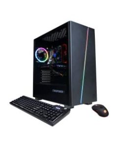 CyberPowerPC Gamer Xtreme GXI1270V2 - MDT - Core i5 10400F / 2.9 GHz - RAM 8 GB - SSD 500 GB - NVMe - GF GTX 1650 SUPER - GigE - WLAN: 802.11a/b/g/n/ac - Win 10 Home 64-bit - monitor: none - black