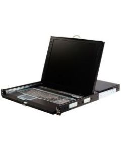 StarTech.com 1U 17in Rackmount LCD Console with 16 Port IP KVM - Control 16 servers or KVM switches remotely over an IP network with this rack mountable LCD console - lcd kvm - kvm over ip - 16 port kvm over ip - remote kvm - ip kvm