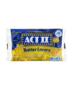 ACT II Butter Lovers Microwave Popcorn Bags, 2.75 Oz, Pack Of 36 Bags