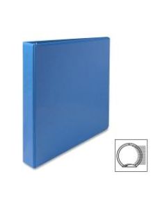 Sparco Premium View 3-Ring Binder, 1in Round Rings, 96% Recycled, Light Blue