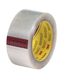 3M 313 Carton-Sealing Tape, 2in x 110 Yd., Clear, Case Of 36 Rolls