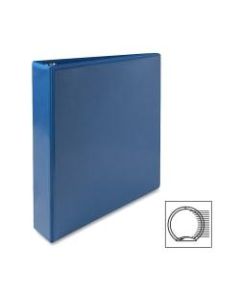 Sparco Premium View 3-Ring Binder, 1 1/2in Round Rings, 96% Recycled, Light Blue