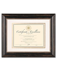 DAX Genova Frame, 11in x 14in, Black/Gold