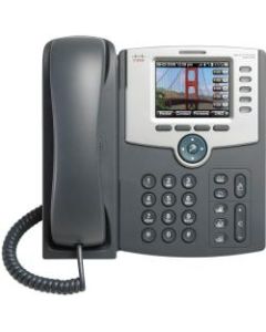 Cisco SPA525G2 IP Phone - Corded/Cordless - Wi-Fi - Dark Gray, Silver - 5 x Total Line - VoIP - IEEE 802.11b/g - PoE Ports