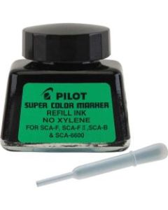 Pilot Super Color Marker Refill Ink, Fine Point, 0.7 mm, 1 Fl Oz, Black