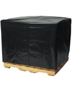 Office Depot Brand 3-Mil Pallet Covers, 51in x 49in x 73in, Black, Case Of 50
