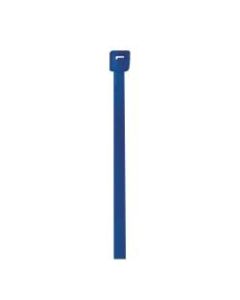 Office Depot Brand Colored Cable Ties, 18 Lb, 4in, Blue, Case Of 1,000 Ties