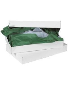 Partners Brand White Apparel Boxes 15in x 9 1/2in x 2in, Case of 100