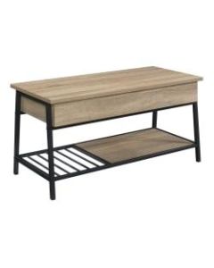 Sauder North Avenue Lift-Top Coffee Table, 18-1/8inH x 37inW x 17inD, Charter Oak
