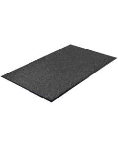 Genuine Joe Silver Series Walk-Off Indoor Mat, 3ft x 5ft, Charcoal