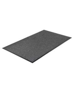 Genuine Joe Silver Series Walk-Off Indoor Mat, 4ft x 6ft, Charcoal