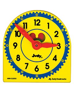 Judy Clock Plastic Class Pack, 5in x 5in, Pack Of 6