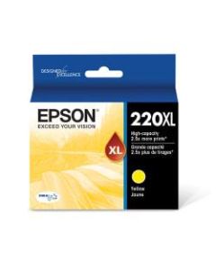 Epson 220XL DuraBrite High-Yield Yellow Ink Cartridge, T220XL420-S