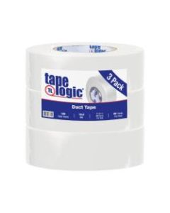 Tape Logic Duct Tape, 10 Mil, 2in x 60 Yd., White, Case Of 3
