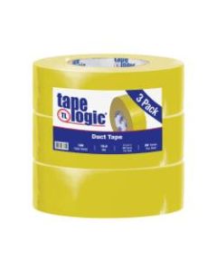 Tape Logic Duct Tape, 10 Mil, 2in x 60 Yd., Yellow, Case Of 3
