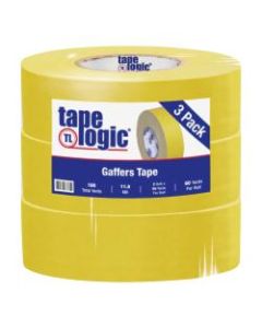 Tape Logic Gaffers Tape, 2in x 60 Yd., Yellow, Case Of 3