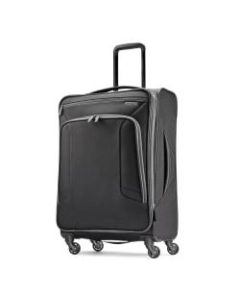 American Tourister 4 KIX Rolling Spinner, 24 1/4inH x 17inW x 9 1/2inD, Black/Gray