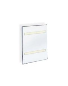 Azar Displays Acrylic Sign Holders With Adhesive Tape, 11in x 8 1/2in, Clear, Pack Of 10