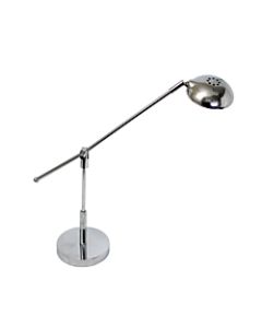 Simple Designs Balance Arm Desk Lamp, Adjustable Height, 21 1/4inH, Chrome