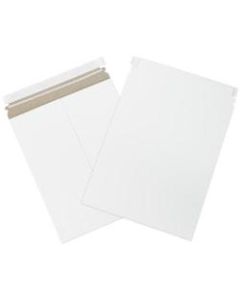 Office Depot Brand Self-Seal Stayflats Plus Mailers, 9 3/4in x 12 1/4in, White, Pack of 100