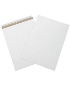 Office Depot Brand Self-Seal Stayflats Plus Mailers, 18in x 24in, White, Pack of 50