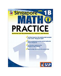 Carson-Dellosa Singapore Math Practice, Level 1B, Grade 2