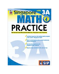 Carson-Dellosa Singapore Math Practice, Level 3A, Grade 4