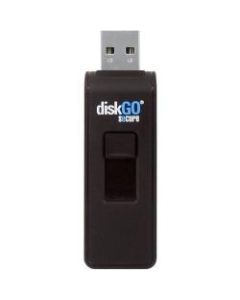 EDGE 4GB DiskGO Secure Pro USB Flash Drive - 4 GB - USB - 23 MB/s Read Speed - 15 MB/s Write Speed