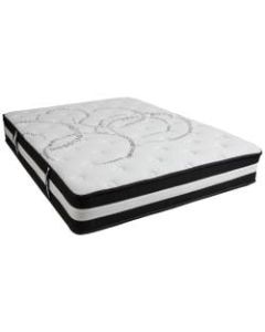 Flash Furniture Capri Comfortable Sleep 12in Foam And Pocket Spring Mattress In a Box, Queen, 12inH x 60inW x 80inD