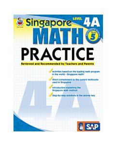 Common Core Math Practice Workbook, Math Level 4A, Grade 5