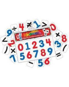 Barker Creek Magnets, Learning Magnets, Numbers And Math Signs, Red/Blue, Grades Pre-K-6, Pack Of 30