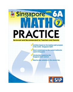 Common Core Math Practice Workbook, Math Level 6A, Grade 7
