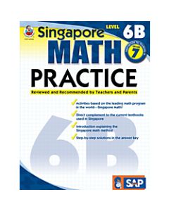 Common Core Math Practice Workbook, Math Level 6B, Grade 7