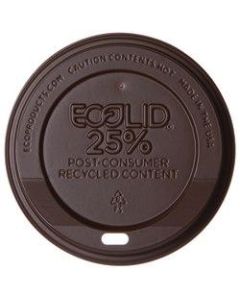 Eco-Products EcoLid Hot Cup Lids, 10-20 Oz, Brown, Pack Of 1,000 Lids