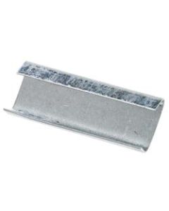 Heavy-Duty Open/Snap On Steel Strapping Seals, 3/4in x 2 ", Case Of 1,000