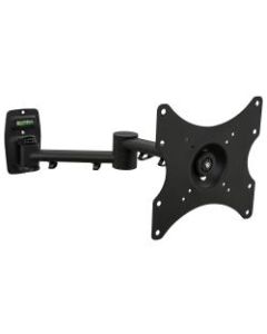 Mount-It! Lockable Wall-Mount Bracket For 13 - 42in TVs, 9.3inH x 11inW x 3.5inD, Black