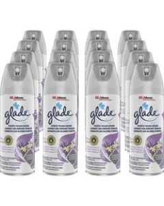 Glade Lavender & Vanilla Air Spray - Aerosol - Lavender, Vanilla - 12 / Carton - Odor Neutralizer