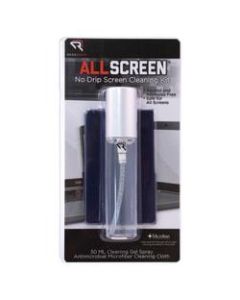 Advantus Read/Right No Drip Screen Cleaning Kit - For Display Screen - Ammonia-free, Alcohol-free, Reusable, Antimicrobial, Anti-bacterial, Prevents Germs - MicroFiberAerosol Spray Can - 1 Each - Assorted